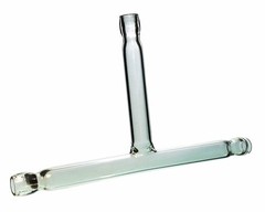 Connecting Tube, Glass, T-Shaped, 8mm, Pack of 10