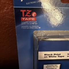 Genuine Brother P-Touch TZe-231 Black on White Tape Nib