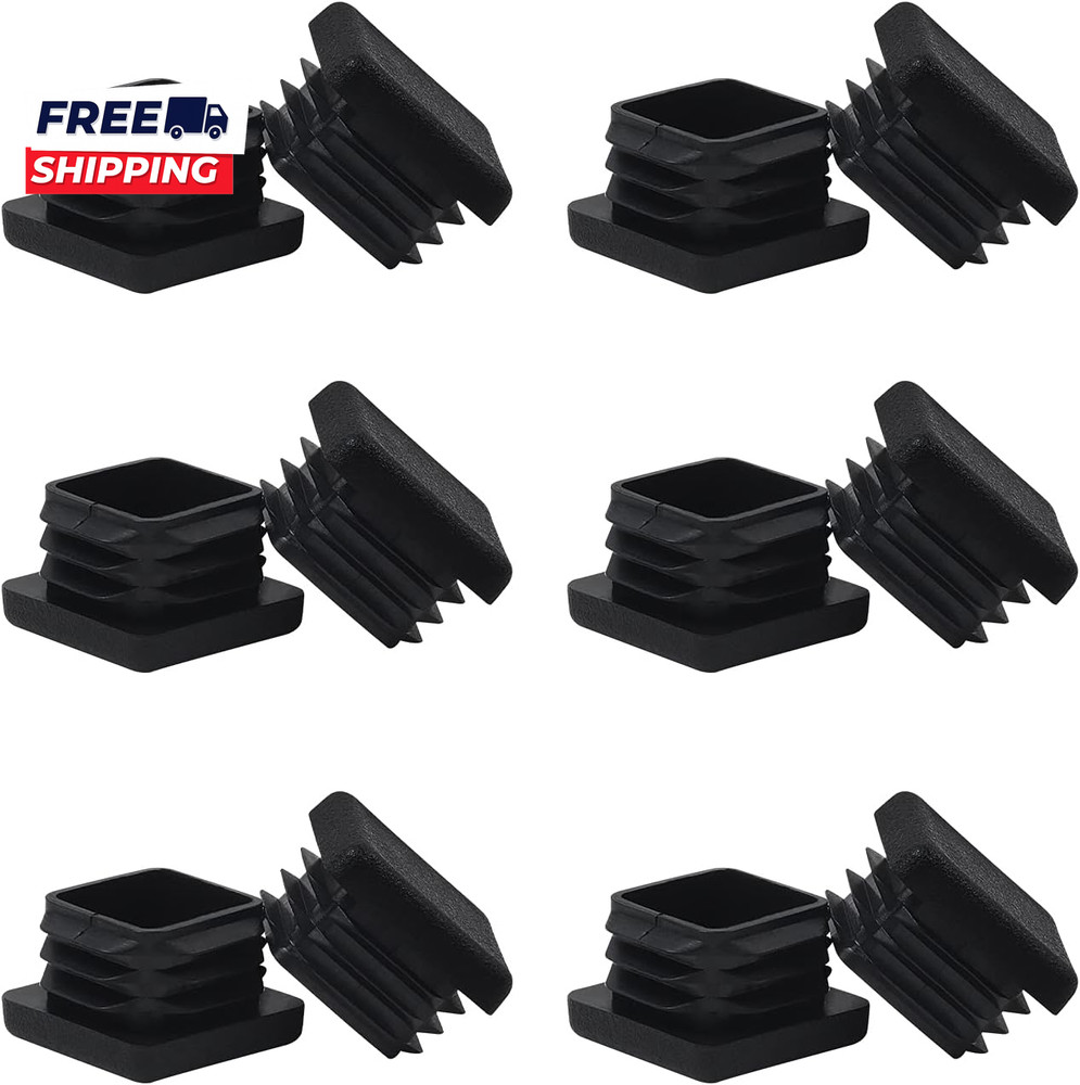 1 1X1 Square Tube End Cap Plastic Plugs 1X1 1 Inch Square Tubing Plug 1X1 Tube