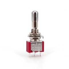 5Pcs SH T8014-LK Locking Lever 3Pin ON-OFF-ON 3-Position SPDT Mini Toggle Switch