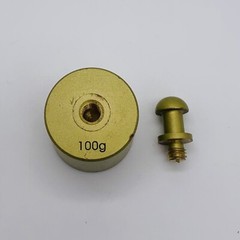 1 Piece 100g 100 Grams Brass Calibration Weight for Calibrating – Used