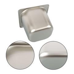 6 Pack 1/6 Size Hotel Pans Steam Table Pan Stainless Steel 6″ Deep W/Lids
