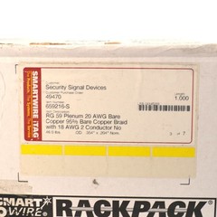 Windy City Wire 659216-S 195ft 18 AWG 2 Conductor, Non-Shielded Plenum Cable