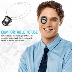 Headband Magnifying Glass Set with 4 Plastic Jewelers Loupe – Hands Watchmake…