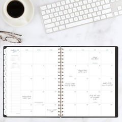 AT-A-GLANCE 2026 Planner, Weekly & Monthly, 8.5″ x 11″, Large, Black, Black