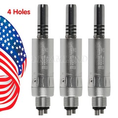 Dental E-type Air Motor Slow Low Speed Handpiece 4 Hole Inner Water Spray USA