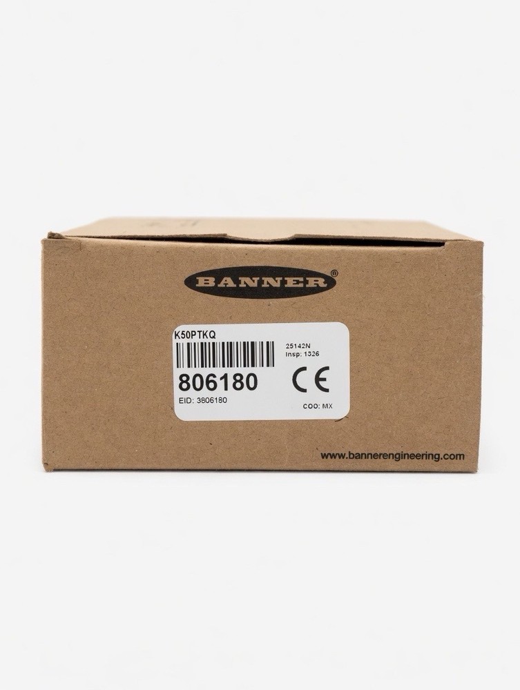 Banner K50PTKQ Pro Touch IO-Link RGB Multi-Color Touch Sensor 18-30V 806180