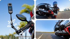 Insta360 Motorcycle grip universal bracket X4 Air X5 GO Ultra Ace Pro 2 X4 GO 3S