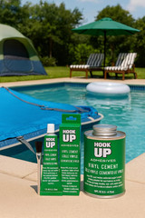 Vinyl Cement – Waterproof Pool Liner Repair Glue for Vinyl & PVC, Fast-Drying…