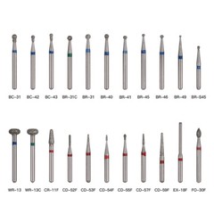 Dental Diamond Burs Drills FG/ Composite/Polishing Bur For High Speed Handpiece