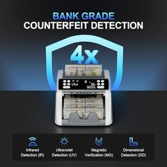 Money Counter Machine Value Counting USD EUR UV MG IR DD MT Counterfeit