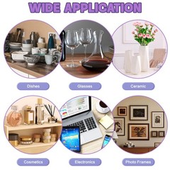 390 Pcs Moving Supplies, 270 Foam Pouches & Foam Sheets, 4 Sizes Packing Foam…