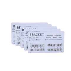 10kits dental orthodontic mental bracket brace mini roth 022 345 hooks 20pcs/kit