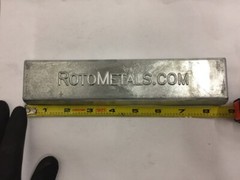 Whole Linotype Alloy Ingot About 5 pounds (4% Tin, 12% Antimony and 84% Lead)