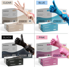 Black Vinyl Disposable Gloves – Powder and Latex Free Medical Exam G