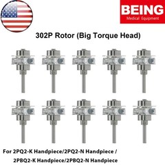 BEING Dental Turbine Rotor Cartridge High Speed Handpiece 302PQ 303PBQ K/N 10Pcs