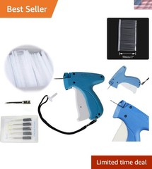 Efficient Price Label Tagging Gun + 5000 Two-Inch Tagging Barbs Included