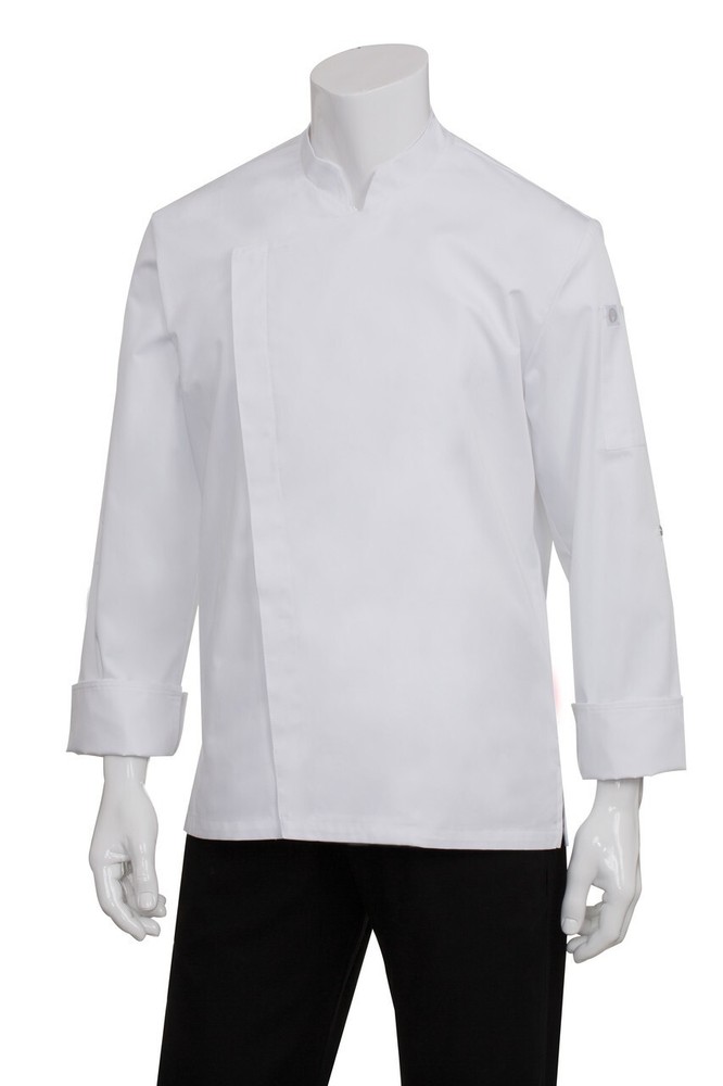 NEW Chef Works BCMC010WHT2XL Men’s Lansing White Chef Coat 2XL #9511