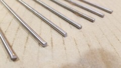 304 Stainless Steel 1/8″ Round, 11″ long bars, rods, 8 pack