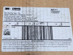 2 Rolls – 3M Scotch 371 TAN Commercial Packaging Tape 2 mil x 72MM X 100M