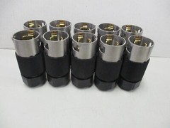 Hubbell CS-8365L 50A 3P 4W 250V 3Ø Twist Lock Plug (Qty 10)