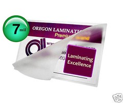 1000/pk 7 Mil Prayer Cards size Hot Laminating Pouches 2-3/4 x 4-1/2, 2.75 x 4.5
