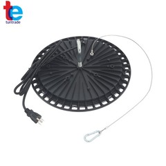 4 Pcs With Hook Safety Rope 150W UFO LED High Bay Light 18000LM Lighting Fixture