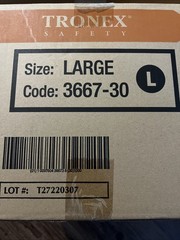 1,000 pcs Latex Disposable Gloves, Powder Free (10 Boxes of 100,)