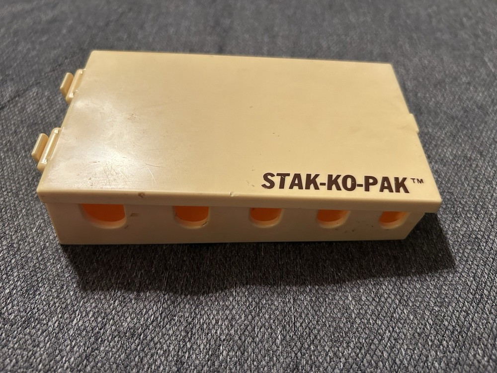 VTG Hard Plastic STAK-KO-PAK COIN Change SORTER Holder