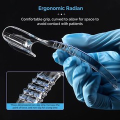 JMU Dental Intraoral Cheek Lip Retractor Mouth Opener T-Shape Clear Autoclavable