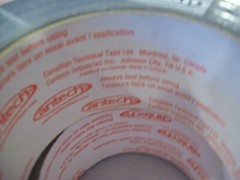 4 Rolls Duct Tape 1.89″x 54.68 yd Cantech Industries Inc.Johnson City, Tenn. USA
