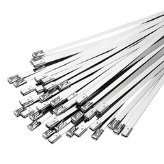 100-1500mm Length Stainless Steel Cable Tie Zip Tie Wraps 304 Grade Strong Metal