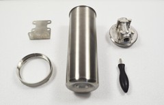Heavy-duty Filter Housing for 10″ L Cartridges 1″ NPT w/ Bracket 304 SS