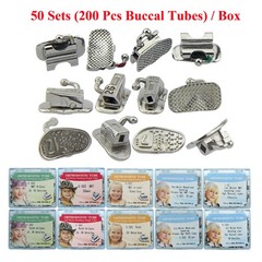 Orthodontic Buccal Tubes Dental 1st 2nd Molar Tube Mono Non-Con Roth MBT 022 018
