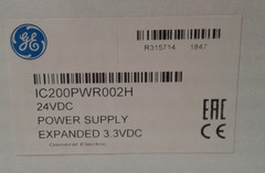 GE Fanuc Emerson IC200PWR002H Power Supply 24VDC Expanded 3.3 VDC – Sealed Box