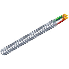 100Ft Flexible Aluminum Metal Clad Conduit 12/2 for Durable Wiring Solutions