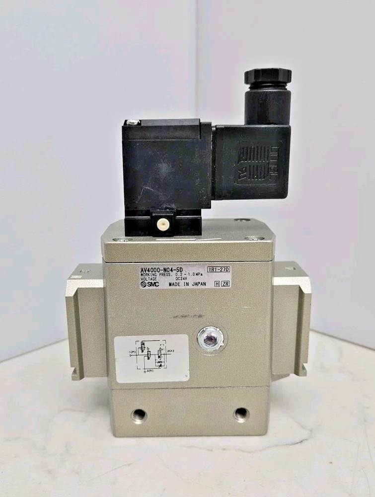 Smc AV4000 Soft Start-Up Valve 1/2″ Npt 0.2~1.0 MPa 24 Vdc AV4000-N04-5D New