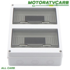 ALL-CARB 24 Way Circuit Breaker MCB Distribution Protection Box W/ DIN Rail IP65