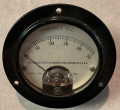 Western Electric 301 Panel Meter Volts Amperes D.C. 0-50 UNTESTED