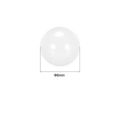25pcs 6mm Ceramic Bearing Balls ZrO2 Zirconium Oxide Ball G5 Precision