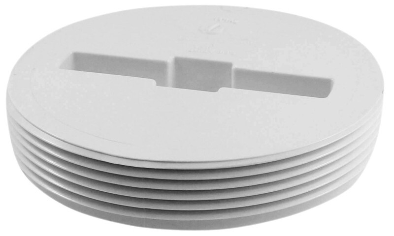 NEW IPEX 193064 Toe-Saver Floor Plug, 4″ PIPE THREAD PVC 8138893