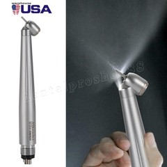 Dental 45 Degree Surgical LED High Speed Handpiece 4 Hole Single water Spray