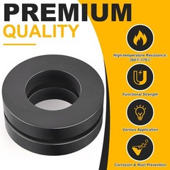 Large Magnet – Grade 10 Big Magnets Heavy Duty, OD60 x ID32 x 10mm Strong Round