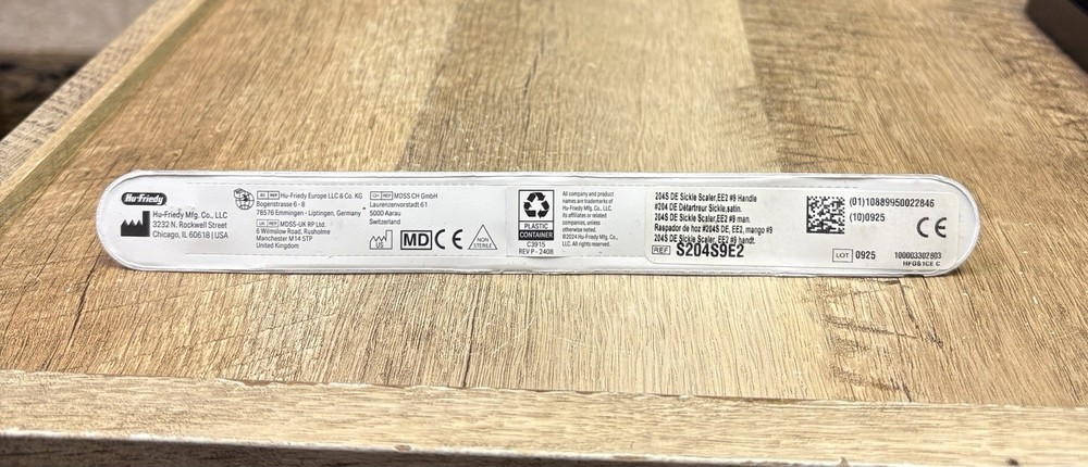Hu-Friedy S204S9E2 EverEdge 2.0 DE Sickle Scaler EE2 #9 Harmony New Sealed