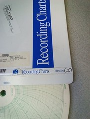 Graphic Controls Circular Recording Chart Paper 00235978 for Foxboro, Box of 100