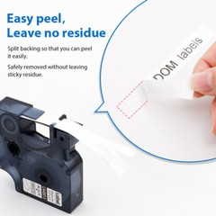 10-Pk/Pack D1 Label Tape 45013 S0720530 for DYMO 12mm LabelManager 160 280 420P