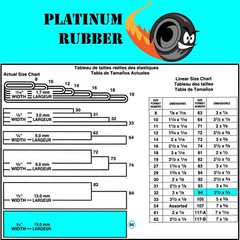 Black Extra Wide 3/4″ Fat Rubber Bands #94 .75 inch Large Made In USA Thick