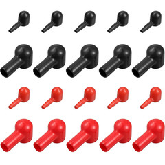 Battery Terminal Boots Insulating Rubber Covers Red Black Cable Lug – 20 Count