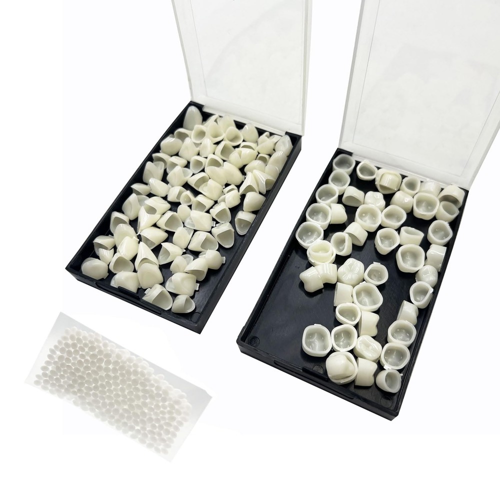 False Teeth Crown Repair Kit Dental Anterior and Posterior Veneers Fake Tooth