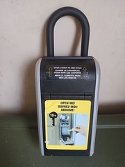 Master Lock Portable Combination Lock Box 5480D “(No Combination Code)” Locked.
